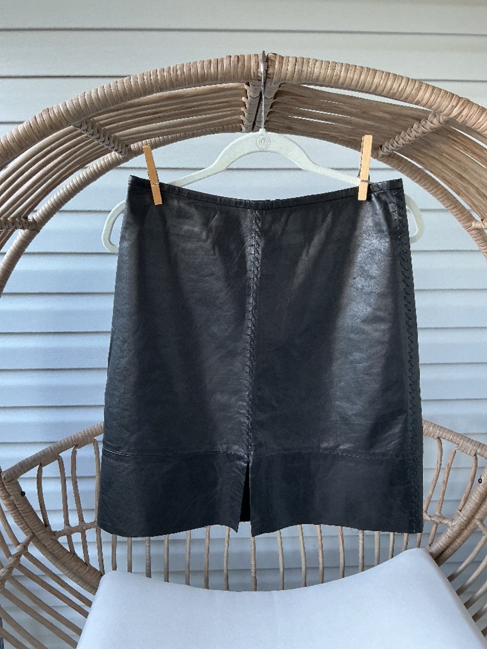 Vintage leather skirt 2001 Banana Republic